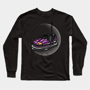 Purple Bumper Car Long Sleeve T-Shirt